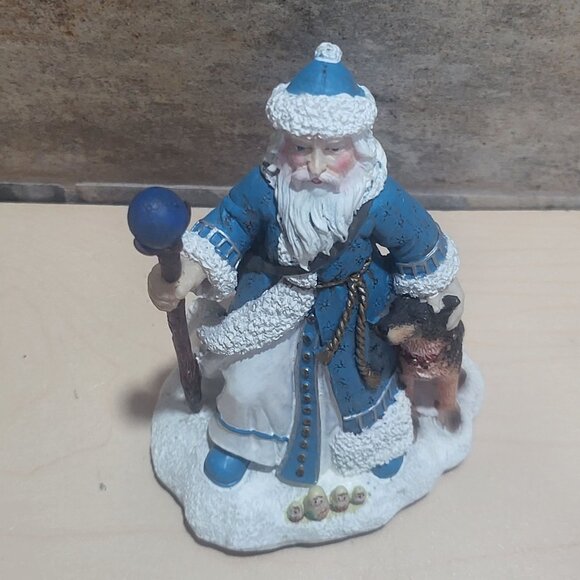 International Santa Claus Collection D'Yed Moroz Siberian Santa Figurine 2005 - Picture 7 of 12
